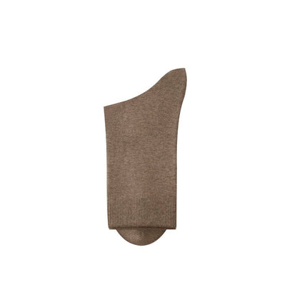 Socks Women's Autumn and Winter New Mid-length Socks Solid Color Cotton Socks Sweat Absorbing Breathable Antibacterial Deodorant Solid Color All-match Long Socks