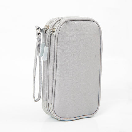 Power Bank Data Cable Mobile Phone Storage Bag Mobile Power Supply Mobile Phone Digital Accessories Headphones Multi-Layer Portable Storage Bag