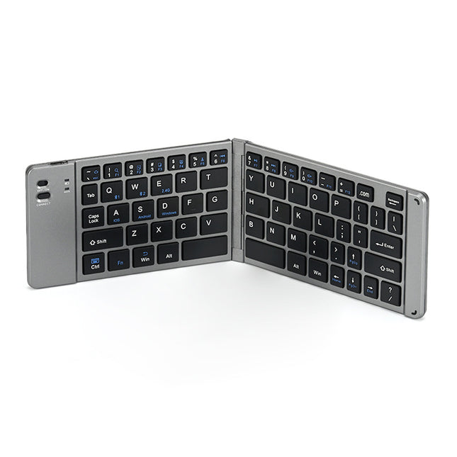Wireless keyboard and mouse suit Bluetooth folding keyboard for mobile phone tablet laptop desktop computer built-in charging