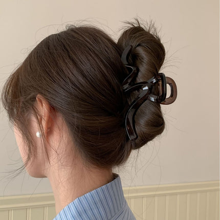 Amber large hair clip large volume new high-grade hair clip hair grip headdress back head shark clip 13.5cm