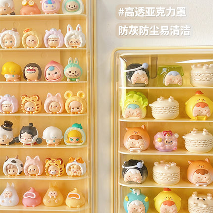 Cute Display Box Hand-Made Display Cabinet Wall-Mounted Blind Box Storage Display Rack Acrylic Transparent Small Ornament Display Rack