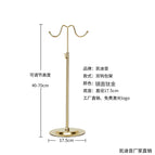 Mirror titanium double hook (base stainless steel)