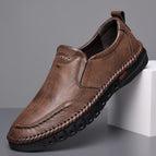 9707 khaki-single shoe (upgraded rubber sole) / 38 standard leather shoes size