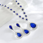G236 sapphire blue two-piece set