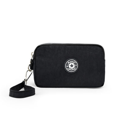 Mobile phone coin purse hand-held mini canvas bag women's bag Oxford cloth cartoon fabric bag wholesale