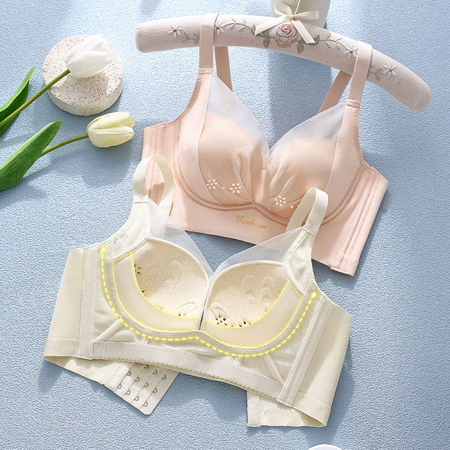Breathable Wireless Adjustable Bra for Women, Anti-Sagging, Can Be Used for Drop Shipping, Minimizes Large Busts