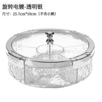 Rotating bear - electroplated transparent white / Boxed