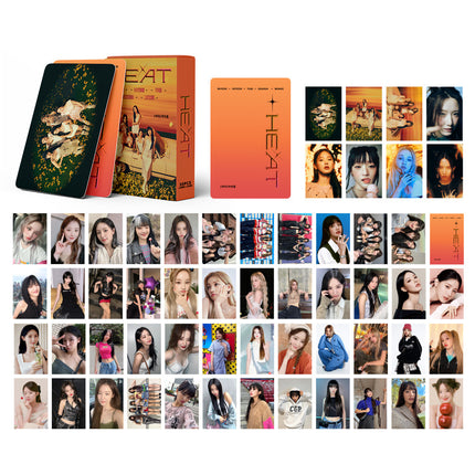 Korean Star 55 Boxed Small Cards Stray (g) I-Dle Ive Ateez Collection Lomo Cards Cross-Border