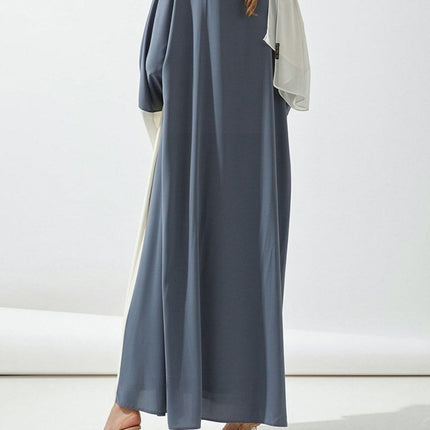 Mid-Length Dubai Clothing Sun-Protective Patchwork Cardigan Robe