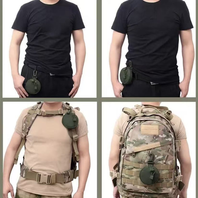 Outdoor Camouflage Portable Stowable Anti-Lost Portable Key Coin Purse