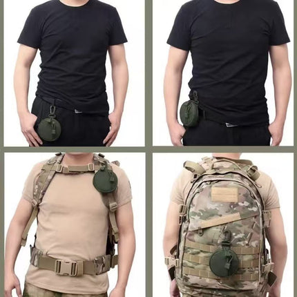 Outdoor Camouflage Portable Stowable Anti-Lost Portable Key Coin Purse