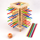 Square wooden stick