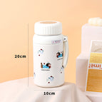 Cup comes with tea separator / 1000ml [water bottle puppy] dazzling green handle