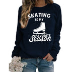 Navy blue (white font) / S