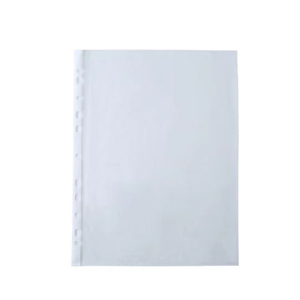 Transparent a4 Document Bag 11 Holes Document Bag Loose-leaf Information Bag Protective Film Quick-work Clip Perforated Insert Bag