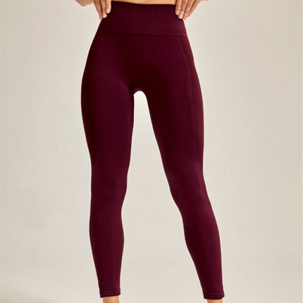 Cross-Border High-Waisted Peach Butt Quick-Drying Breathable High-Waisted Slim-Fitting Leggings Running Fitness Yoga Sports Tights