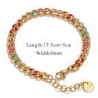 Grinding chain 6mm-gold