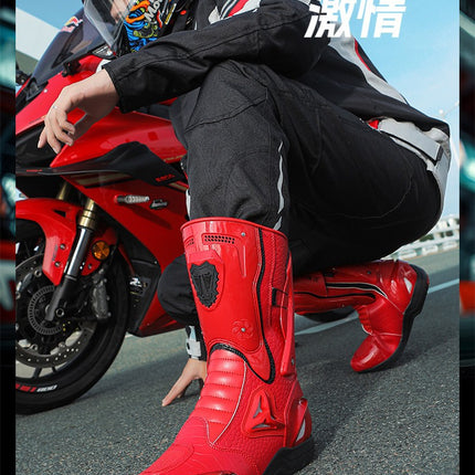 Jiuguo Wolf's New Second-Generation Motorcycle Riding Shoes Are Outdoor Riding Anti-Slip and Anti-Fall Motorcycle Shoes That Provide Complete Protection for All Seasons