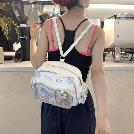 Y2K Millennium Hot Girl Ita Bag Student Commuter Mechanical Cat 2026 Academy Crossbody Bag Versatile Trendy Versatile