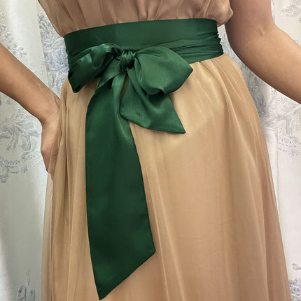 Bow Tight Waist Belt dress Decorative Strap Women's Skirt Waist Cover Wide Belt