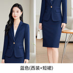 Blue suit + 3026 blue skirt / S