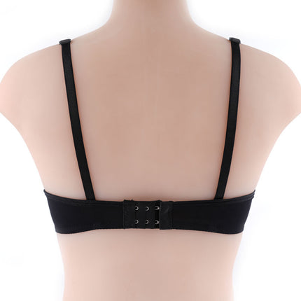 Triangle Cup Underwear Small Chest Gathering Glow Surface Soft Non-Steel Ring Bra Breathable Thin Upper Bra for Students Girls