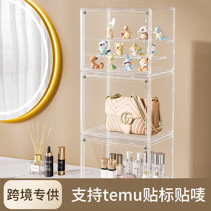 Blind Box Storage Display Stand Desktop Transparent Dustproof Acrylic Lego Bubble Mate Storage Cabinet Hand Display Box
