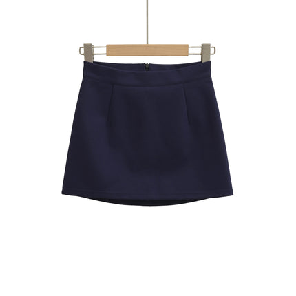 Hot Girl High-Waisted Elastic Slim-Fitting Anti-Exposure Short Skirt for Women 2025 Summer Hot Girl Tight-Fitting Hip-Hugging Skirt One-Step Skirt