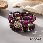 xhy312 hollow heart purple