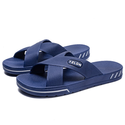 Men's Slippers Large Size Shoes Summer Home Slippers Bathroom Non-Slip Slippers Thick Sole Wear-Resistant Slippers Ready for Sale