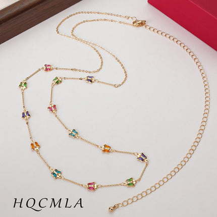 European and American Cross-Border Butterfly Waist Chain with Dress Shirt Belt Women's 2025 Summer New Elegant Elegant Jewelry