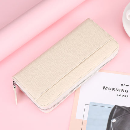 Accordion Card Holder Coin Purse Large Capacity Clutch Anti-Theft First Layer Cowhide Multi-Functional Japanese-Style Card Slot