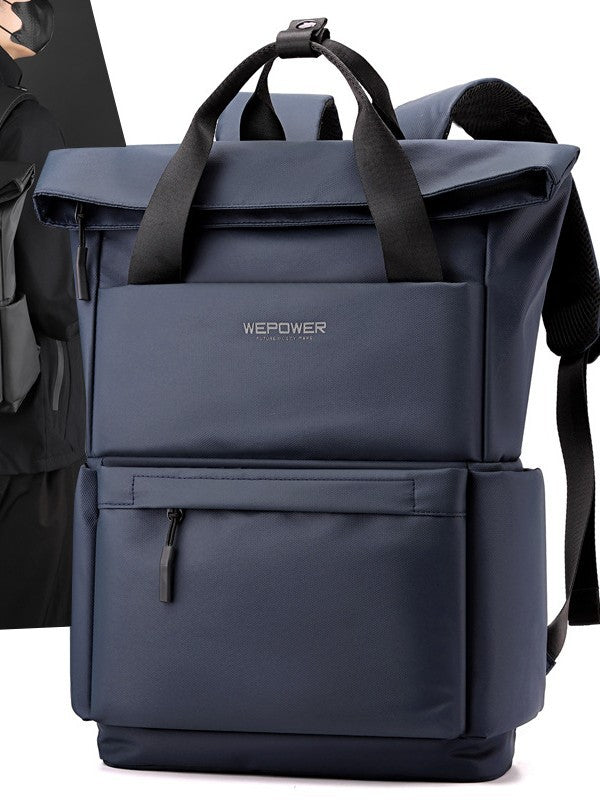 2025 New College Student Large-Capacity Backpack Short-Distance Travel Backpack Computer Bag Lightweight Casual School Bag Men's Model