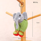Size as shown in color / Small cactus elephant pendant - about 12cm/20g