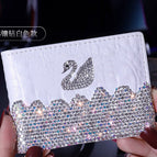 [Swan driver's license cover] White