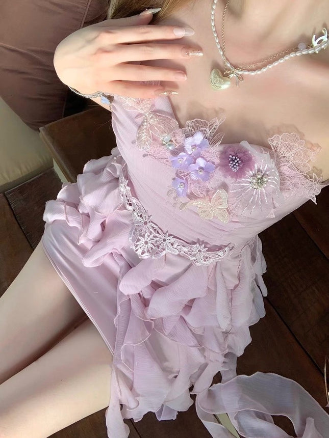 Catyea cat year [3.20 full minus 95% discount for new products] dream torota ~ three-dimensional flower fairy skirt