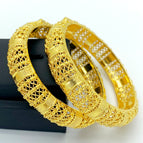 B- 517 gold plated open bracelet