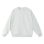 Paris grey-pure cotton round neck sweatshirt / S (recommended 55kg )