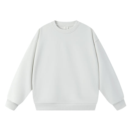 New Style Couple's Loose-Fitting Round-Neck Hooded Sweatshirt, Long-Sleeved Sweatshirt, Heavyweight Pure Cotton 400g Hoodie with Printed Logo