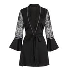 Black single robe 6001-1 / S