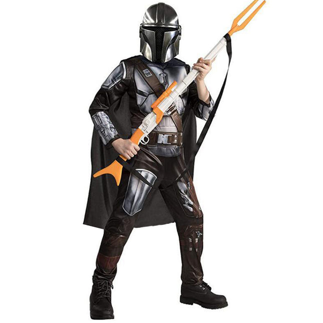 Cross Border Galaxy Bounty Hunter Mandalorian Child Play Costume Halloween Festive Party Show Costume