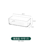 Short transparent box-medium size 1 pet material
