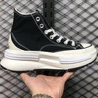Black high tops (size runs half a size too large) / 35
