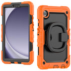 Samsung Tab A9 8.7（X110/115/117） / Black PC + Orange silicone