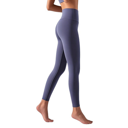 High-Waisted Tummy Control Fitness Pants for Women, Breathable Tight-Fitting Leggings, Butt-Lifting Yoga Pants, Naked-Feel High-Elasticity