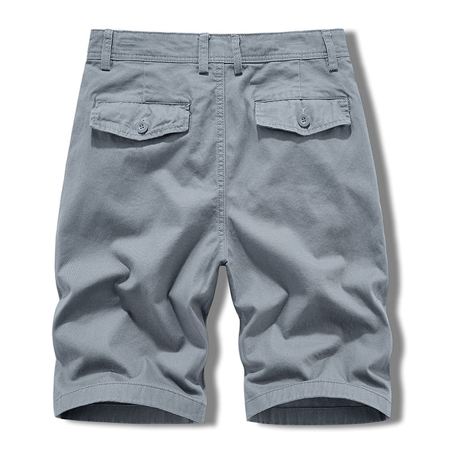 Tooling Shorts Men's Summer Japanese Tooling All-match Solid Color Five-point Pants Men's Beach Casual Pants Men's Pants Summer