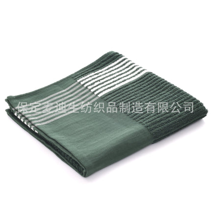 Factory direct sales caddie golf towel cotton color stripe thread small bath towel towel soft cross-border hot sale