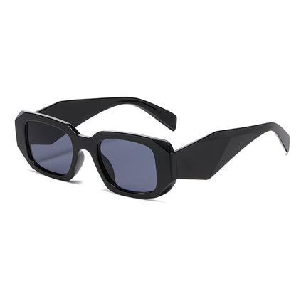 2026 European and American Irregular Punk Sunglasses Retro Ins Sunglasses Street Style Small Square Frame Men's Street Style Cut-Edge Glasses
