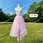 Pink / Free size, front length 50cm, back length 100cm
