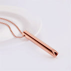 Rose gold 01 pendant length 60mm